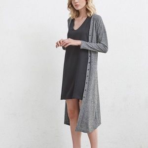 Vetta Capsule The Long Cardigan Grey XS